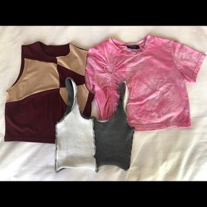Pack of 3 crop tops